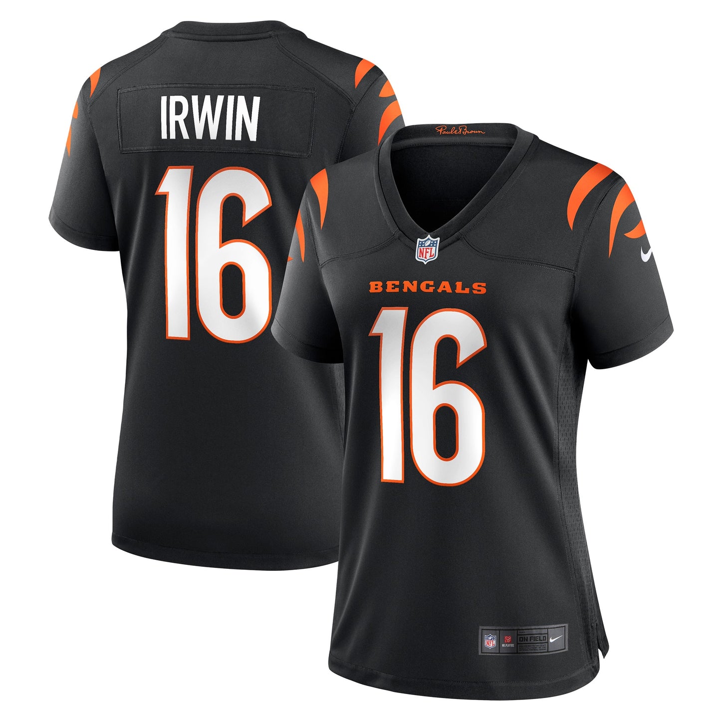 Trenton Irwin Cincinnati Bengals Nike Women's Game Player Jersey - Black