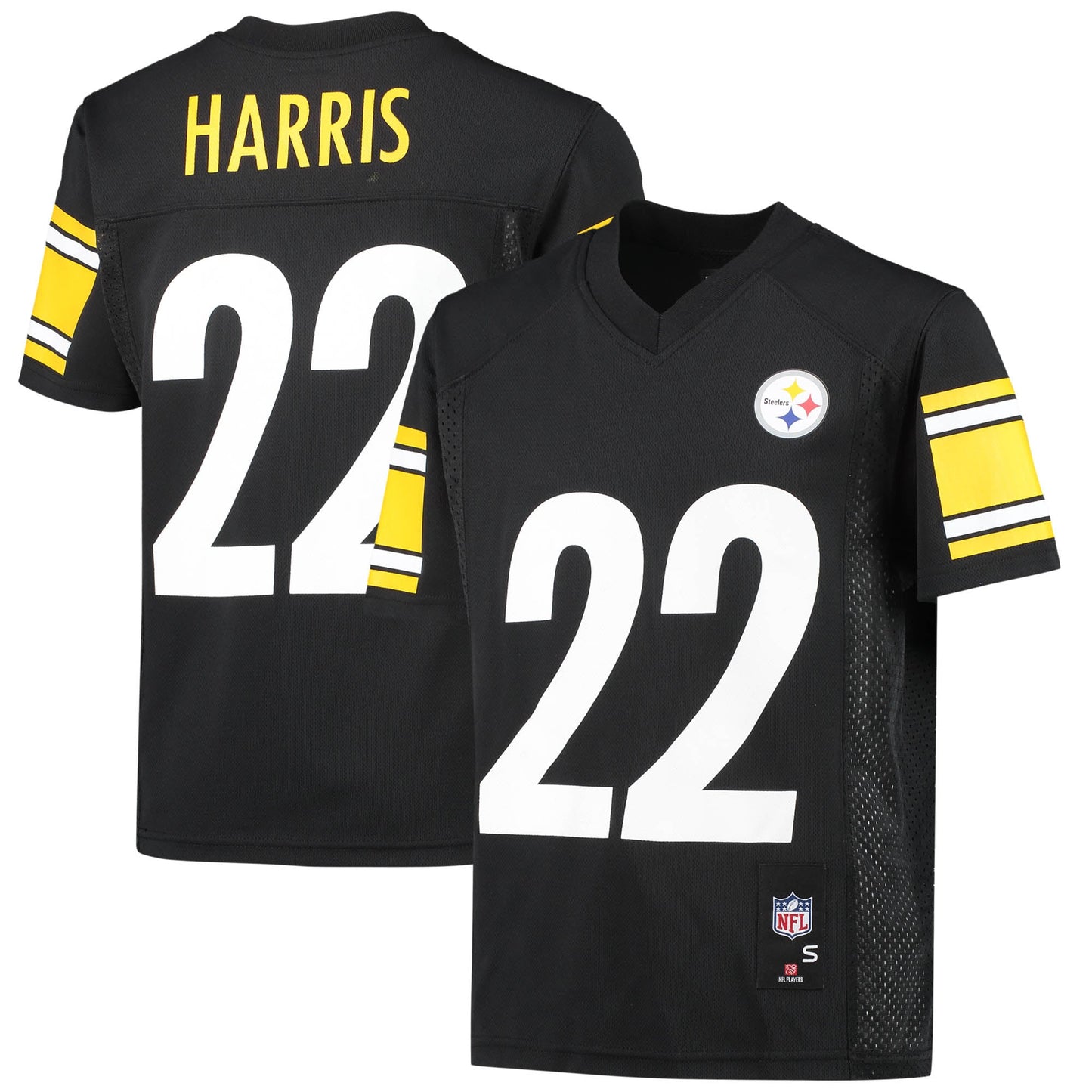 Najee Harris Pittsburgh Steelers Youth Replica Player Jersey - Black
