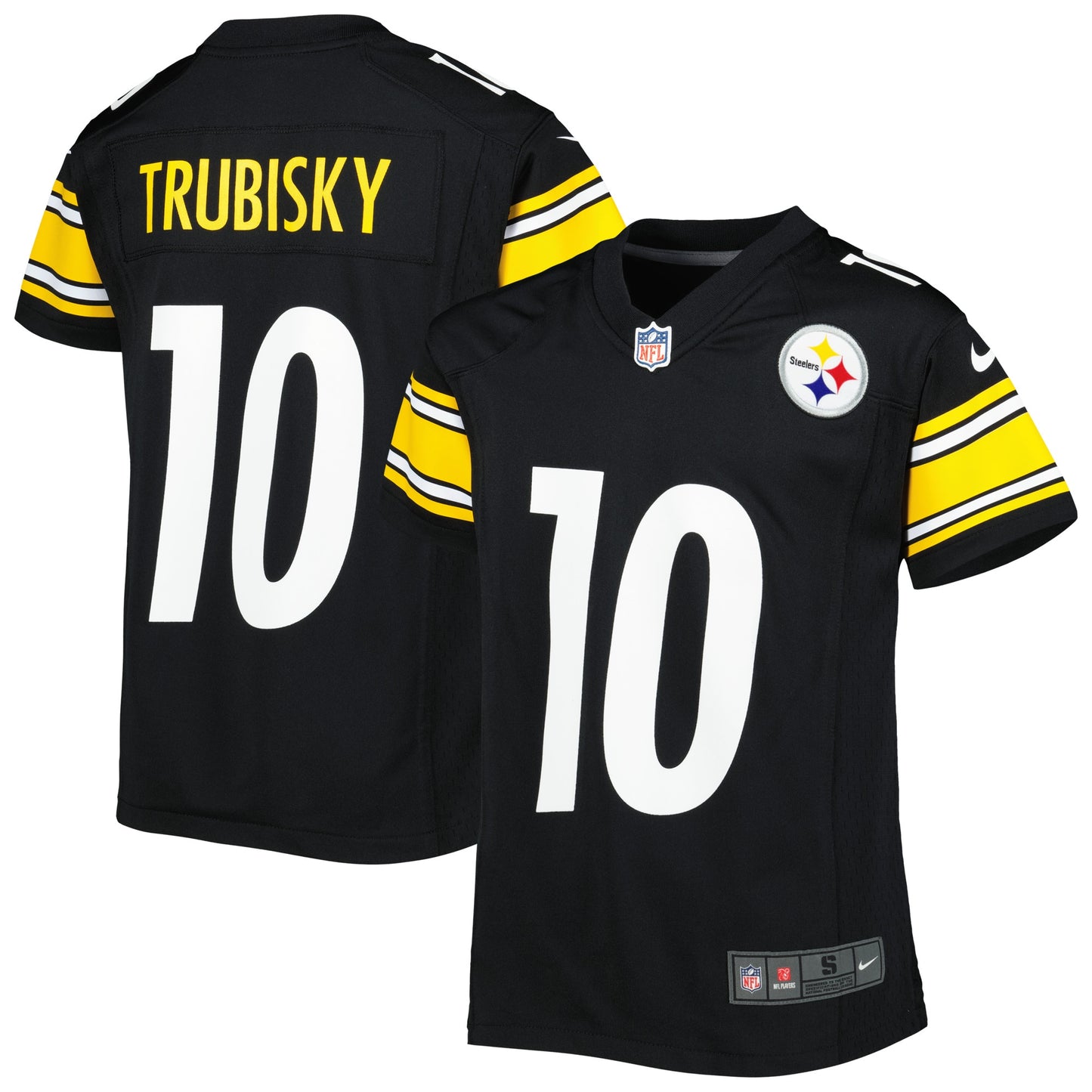 Mitchell Trubisky Pittsburgh Steelers Nike Youth Game Jersey - Black