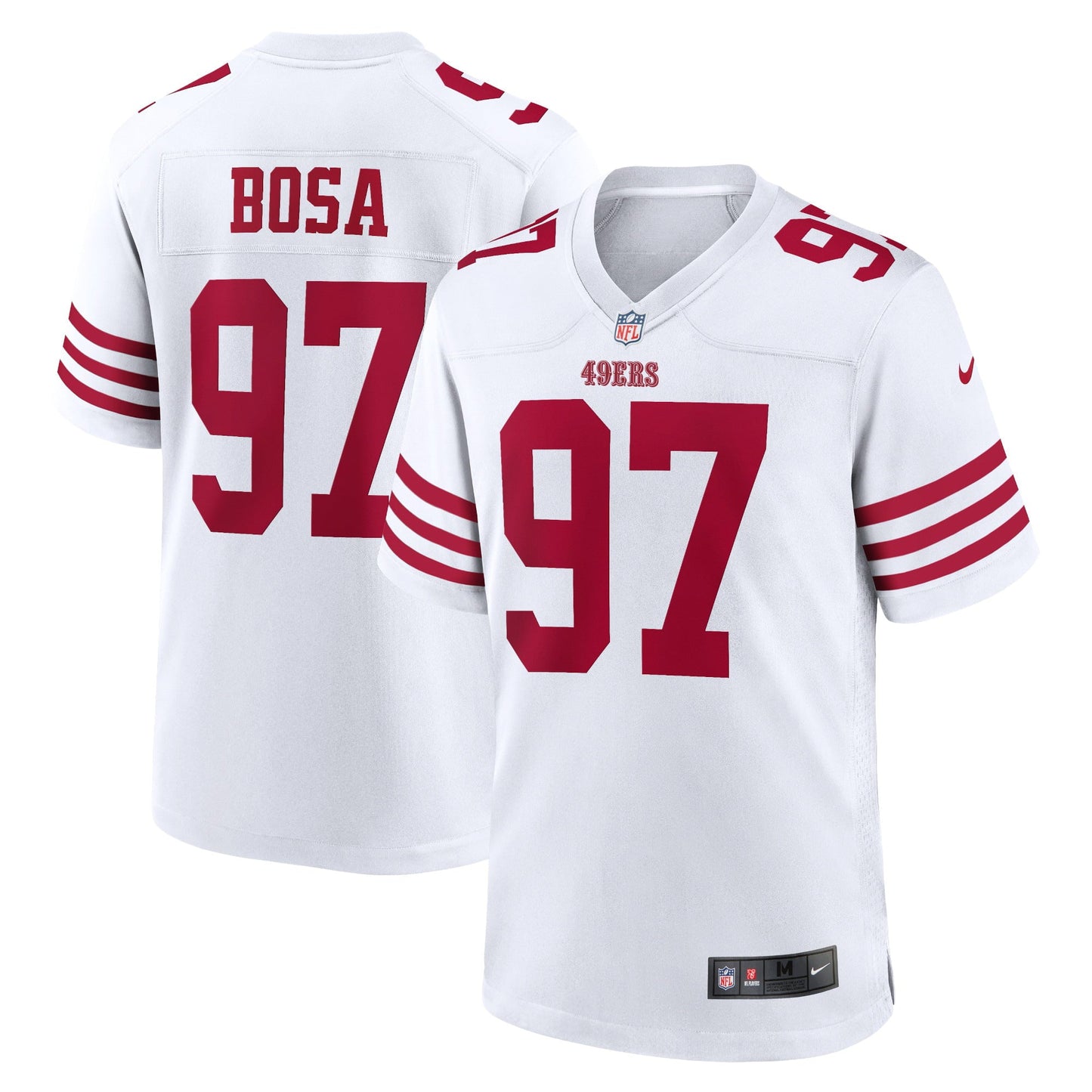 Men's Nike Nick Bosa White San Francisco 49ers Player Game Jersey