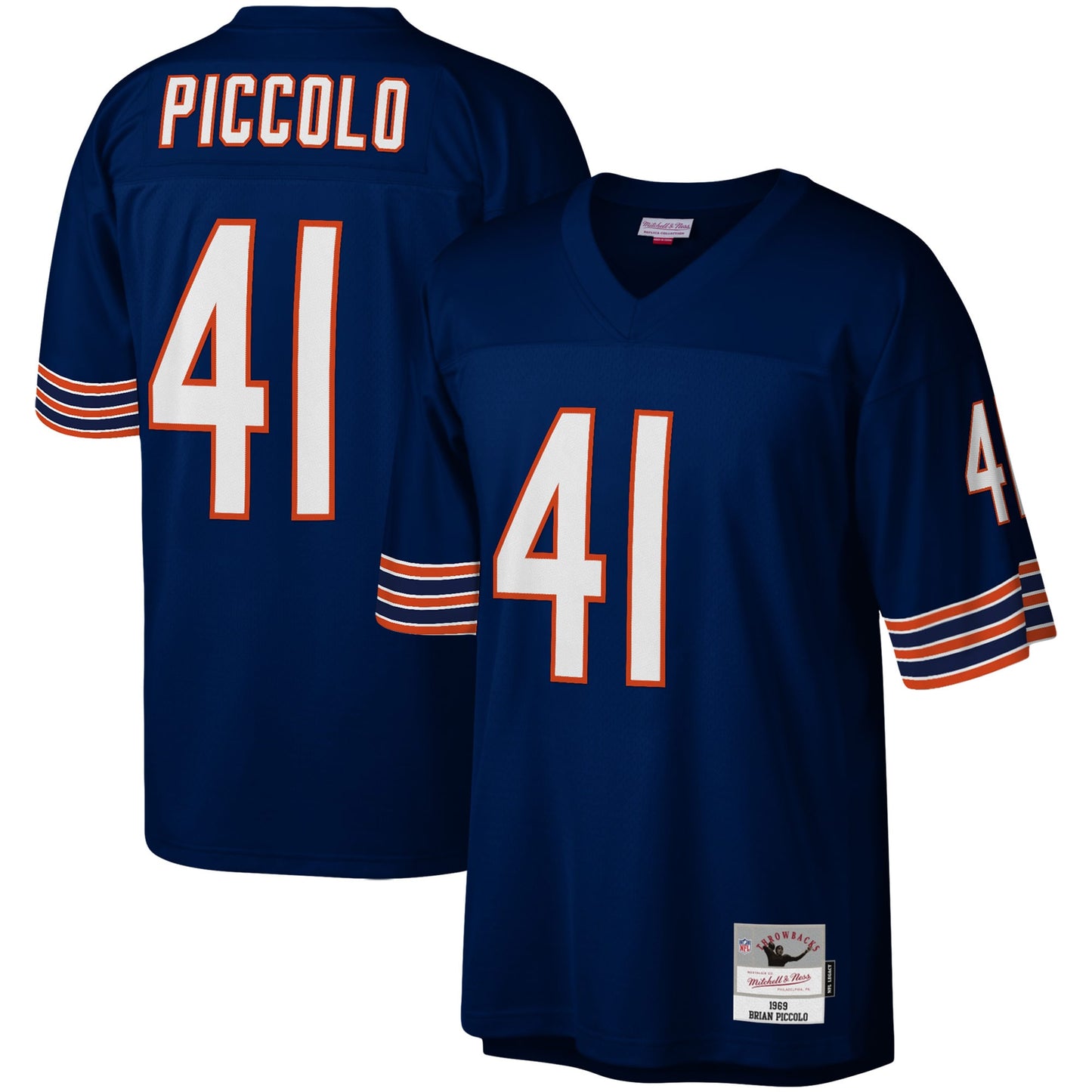 Brian Piccolo Chicago Bears Mitchell & Ness Legacy Replica Jersey - Navy