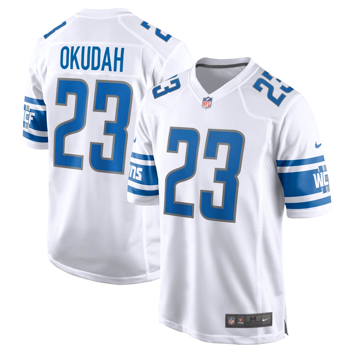 Jeff Okudah Detroit Lions Nike Game Player Jersey - White