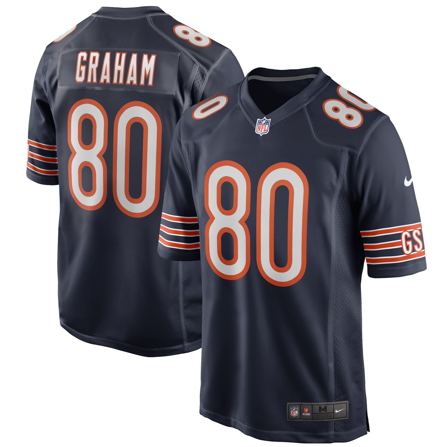Jimmy Graham Chicago Bears Nike Game Player Jersey - Navy