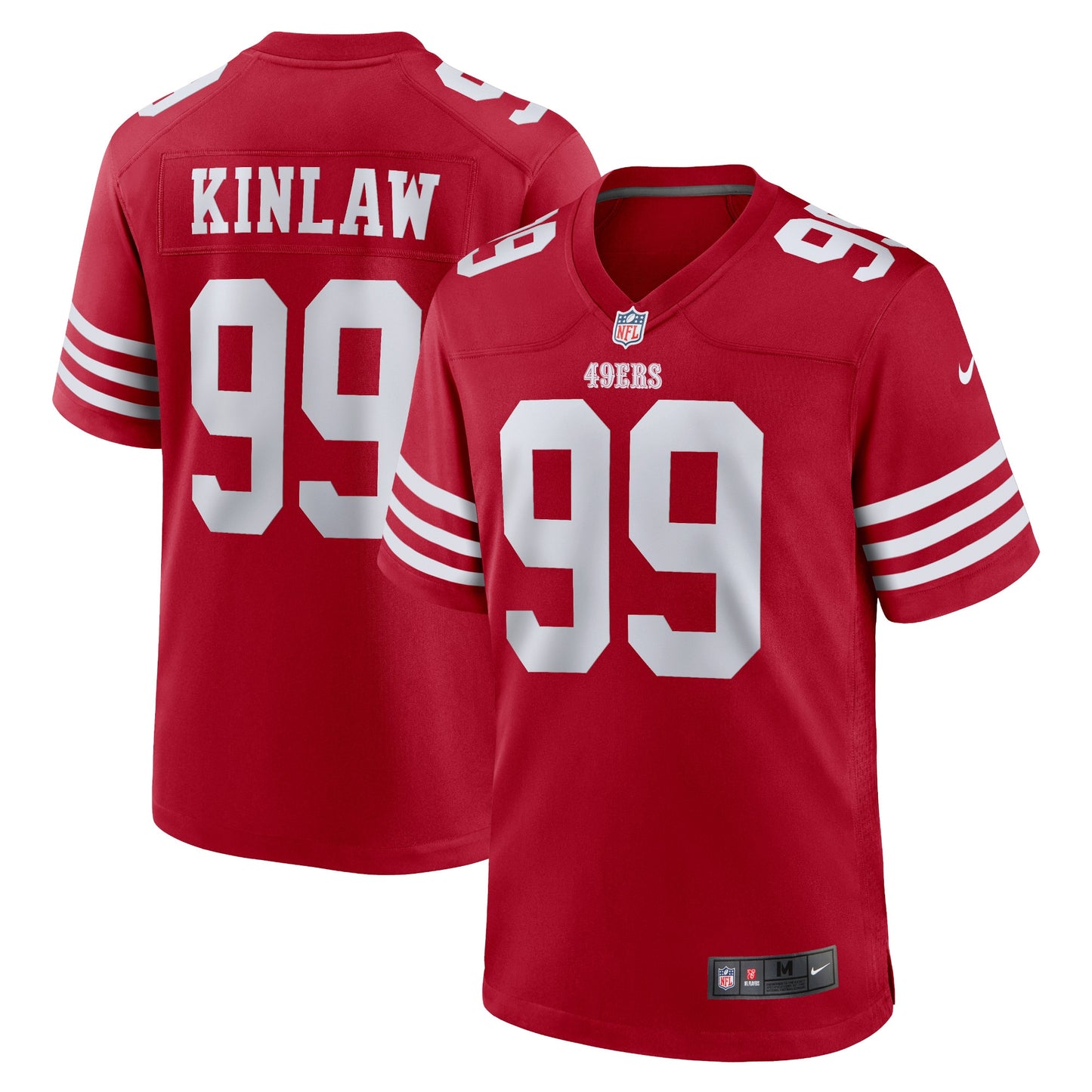 Javon Kinlaw San Francisco 49ers Nike Team Player Game Jersey - Scarlet