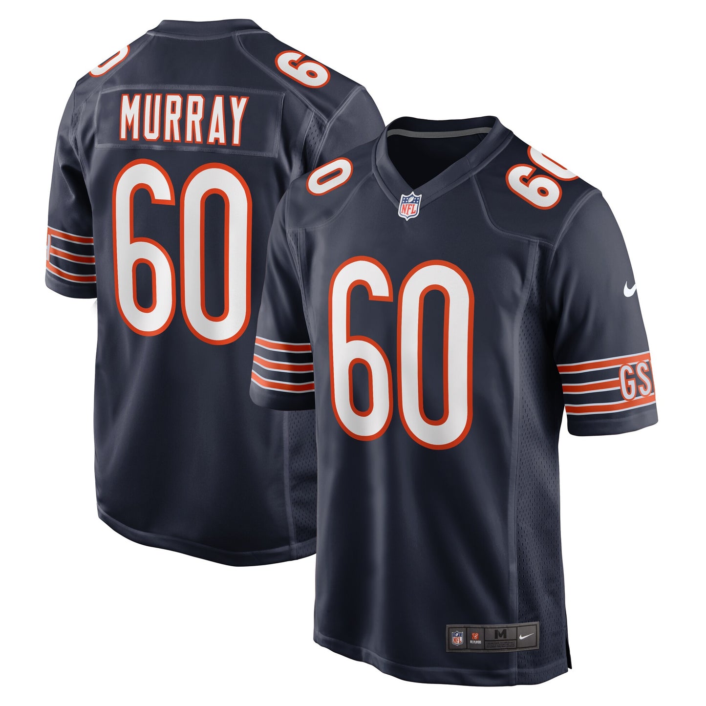 Bill Murray Chicago Bears Nike Team Game Jersey -  Navy