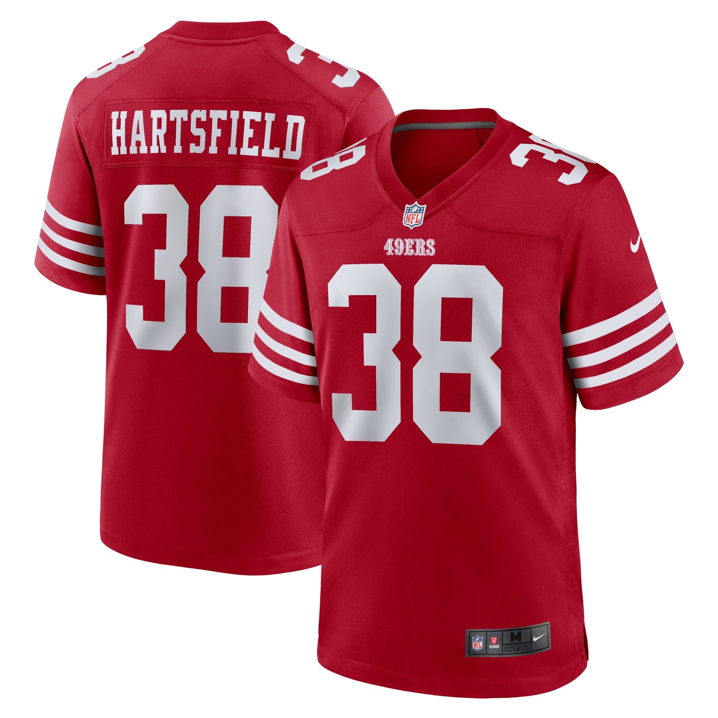 Myles Hartsfield San Francisco 49ers Nike Game Player Jersey - Scarlet