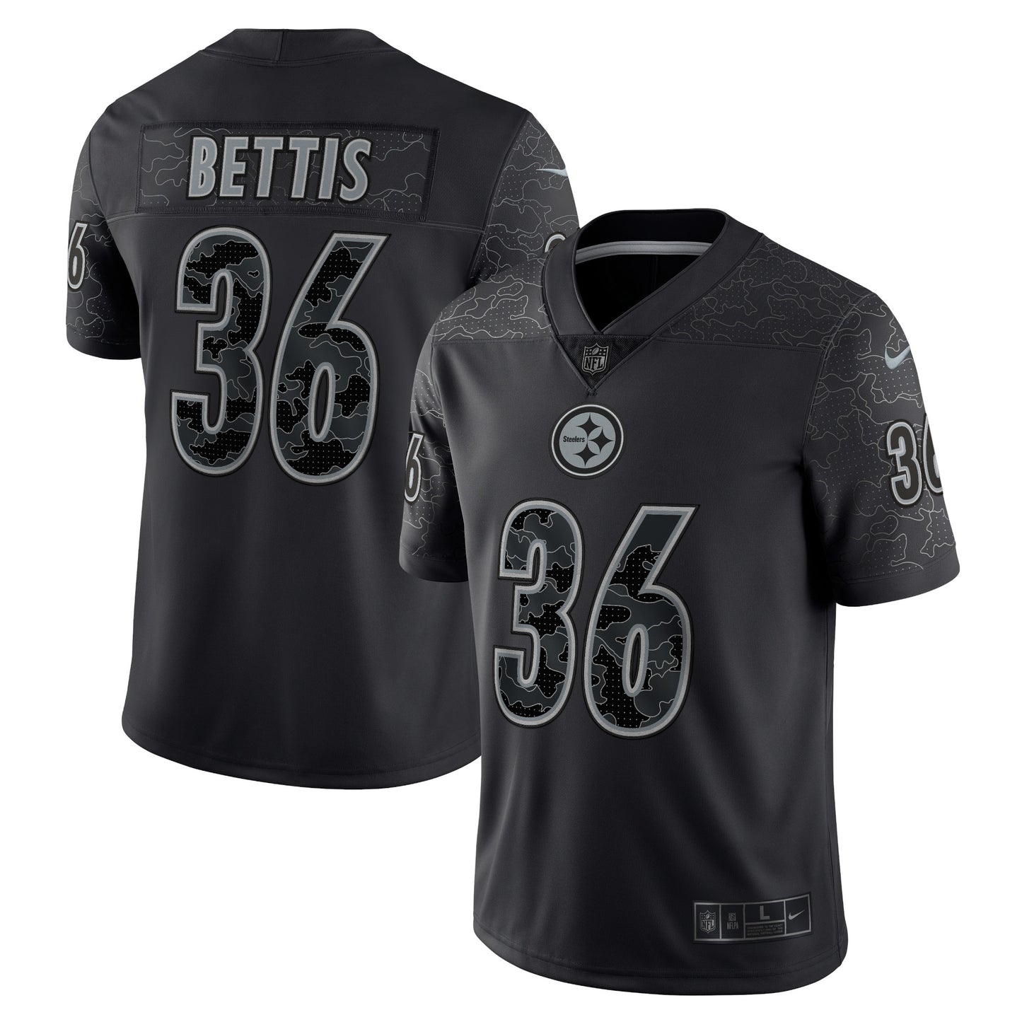 Jerome Bettis Pittsburgh Steelers Nike Retired Player RFLCTV Limited Jersey - Black