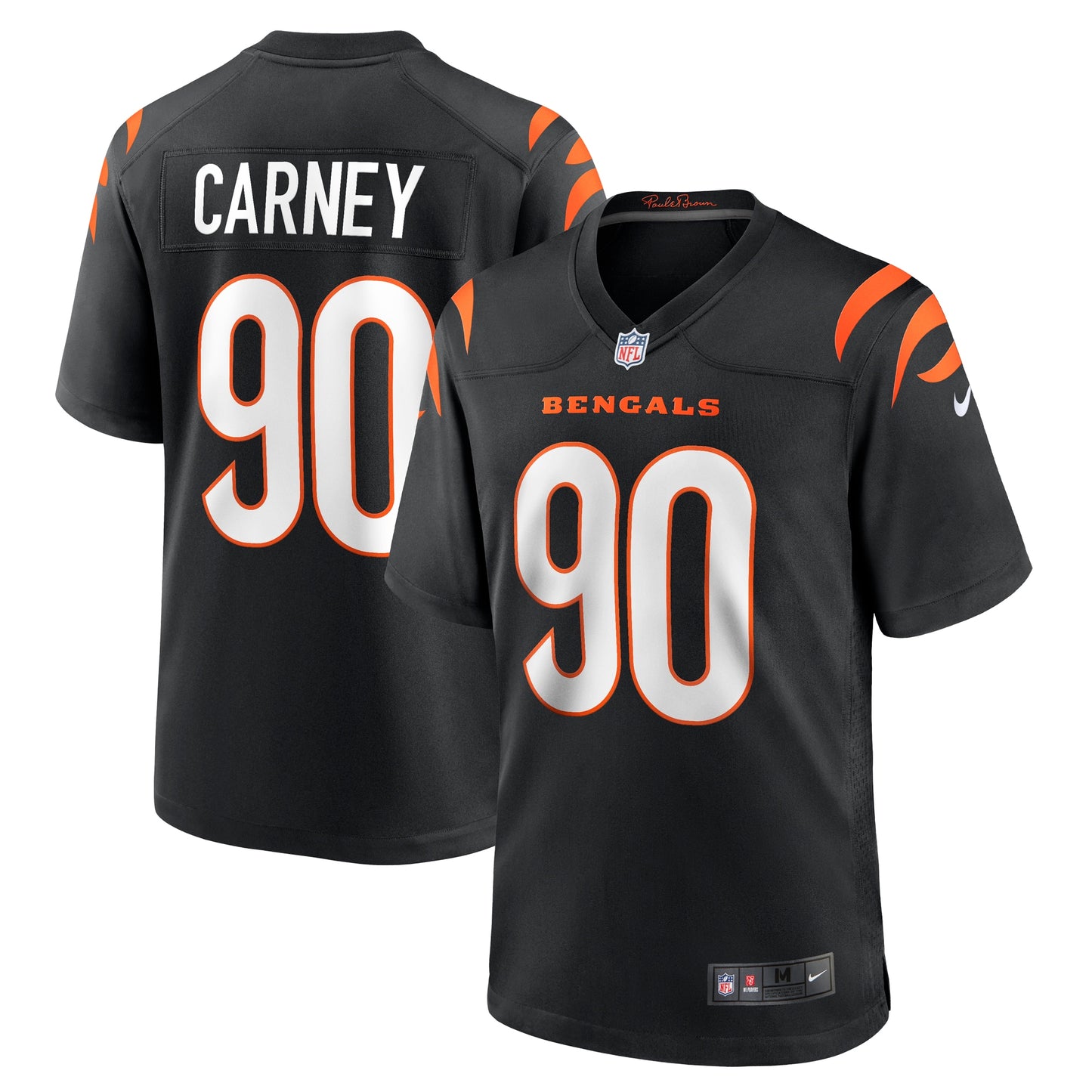 Owen Carney Cincinnati Bengals Nike Home Game Player Jersey - Black