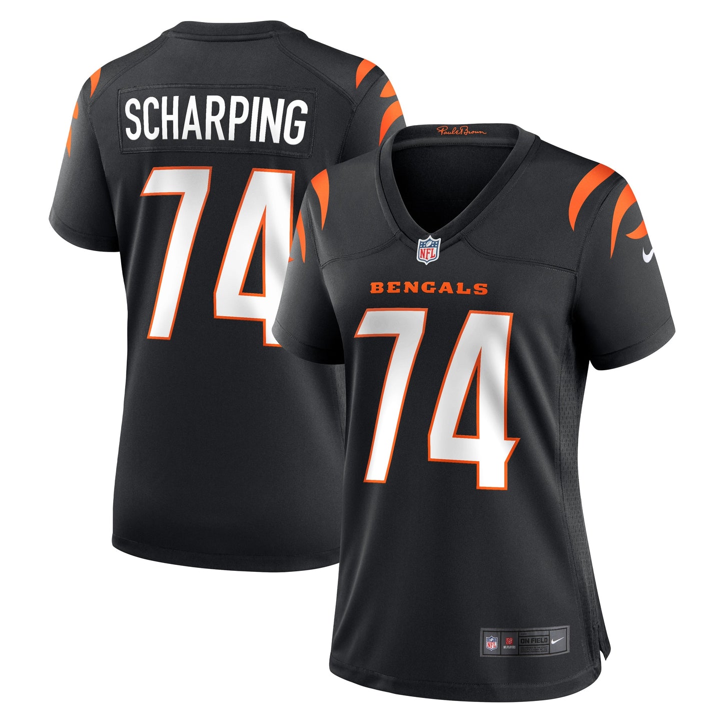 Max Scharping Cincinnati Bengals Nike Women's Game Player Jersey - Black