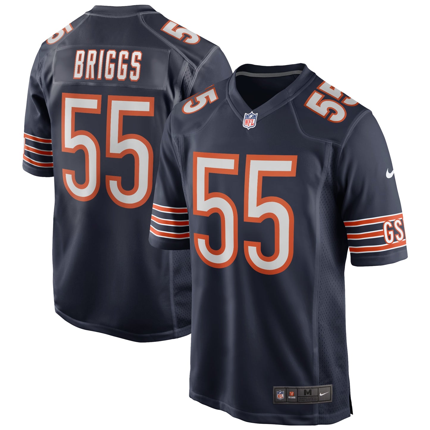 Lance Briggs Chicago Bears Nike Game Retired Player Jersey - Navy