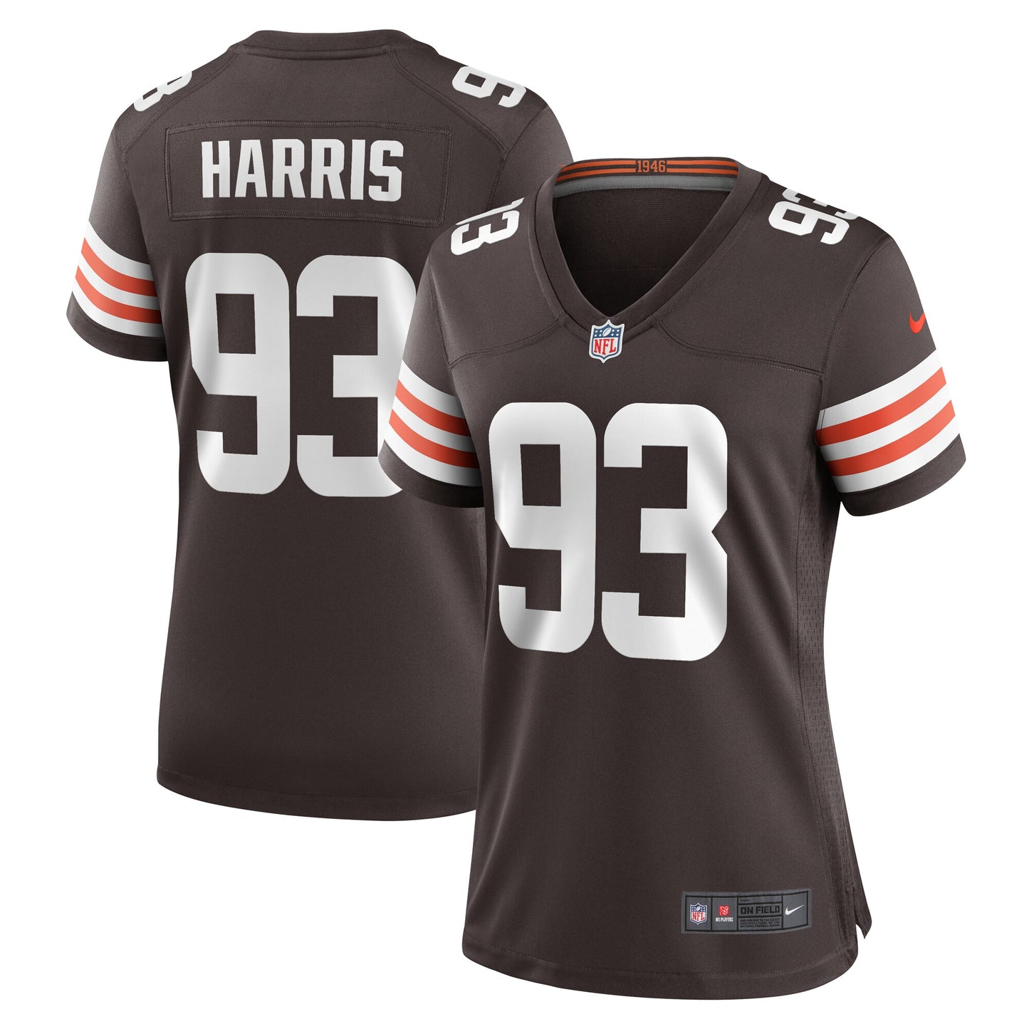 Shelby Harris Cleveland Browns Nike Women's Team Game Jersey -  Brown
